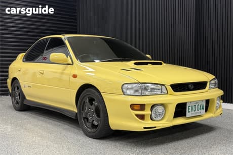 Yellow 2000 Subaru Impreza Sedan Wrx Ltd Ed Club Spec Evo Iv