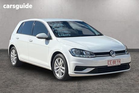 White 2018 Volkswagen Golf Hatchback 110 Tsi Trendline