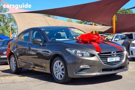 Brown 2014 Mazda 3 Sedan Maxx