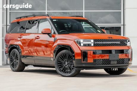 Orange 2025 Hyundai Santa FE Wagon Calligraphy (7 Seat) (Blk Int)