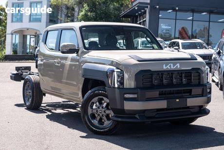 Beige 2025 Kia Tasman Double Cab Chassis Sx (4X4) Black Fender