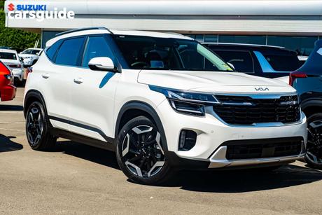 White 2025 Kia Seltos Wagon Gt-Line (Awd) (Two-Tone)