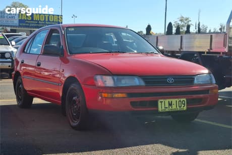 Red 1994 Toyota Corolla Hatchback Csi Ltd