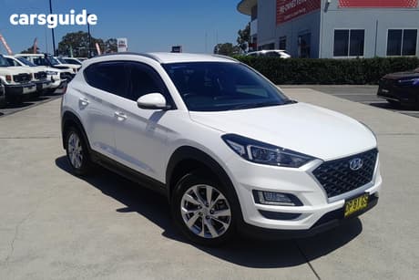 White 2020 Hyundai Tucson Wagon Active (2Wd)