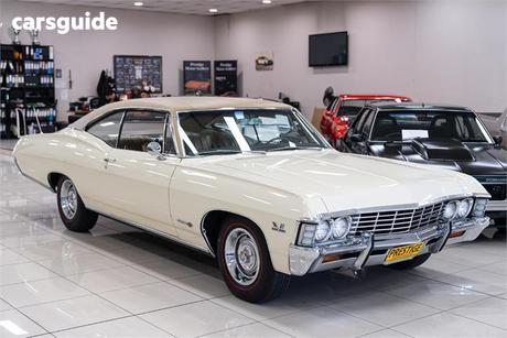 White 1967 Chevrolet Impala Coupe SS