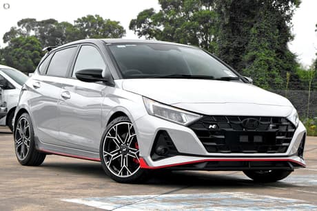 Grey 2025 Hyundai I20 Hatchback N
