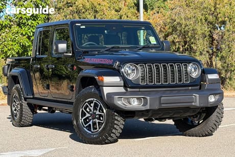 Black 2025 Jeep Gladiator Dual Cab Utility Rubicon (4X4)