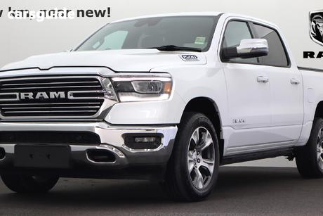 White 2023 RAM 1500 Crew Cab Utility Laramie