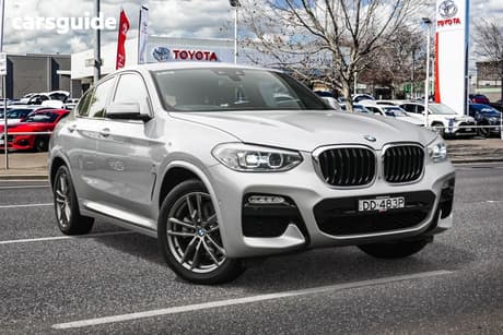 Silver 2019 BMW X4 Coupe Xdrive 20I M Sport