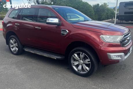 Red 2016 Ford Everest Wagon Titanium