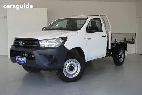 White 2022 Toyota Hilux Cab Chassis Workmate Hi-Rider (4X2)