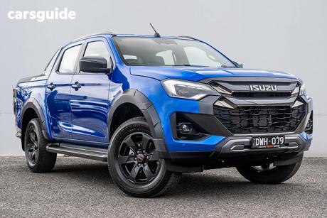 Blue 2025 Isuzu D-MAX Crew Cab Utility X-Terrain (4X4)