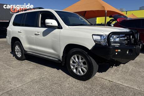 White 2019 Toyota Landcruiser Wagon Lc200 Vx (4X4)