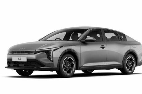 Grey 2025 Kia K4 Sedan Sport