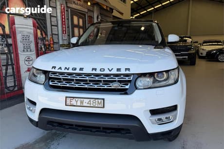 White 2016 Land Rover Range Rover Sport SUV SDV6 HSE 4X4