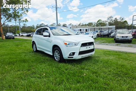 White 2011 Mitsubishi ASX Wagon Aspire (4Wd)