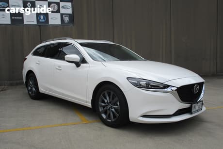White 2022 Mazda 6 Wagon Sport