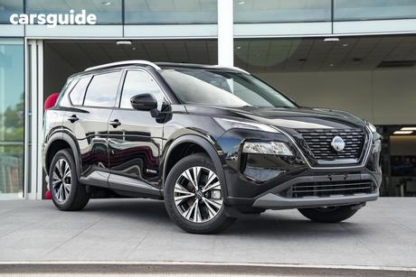 Black 2025 Nissan X-Trail Wagon St-L (4Wd) E-Power (Hybrid)