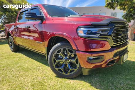 Red 2024 RAM 1500 Crew Cab Utility Limited Rambox (Hybrid)