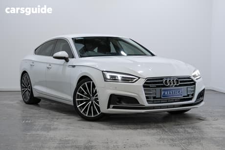 White 2019 Audi A5 Sportback 45 Tfsi Quattro S Tronic Sport