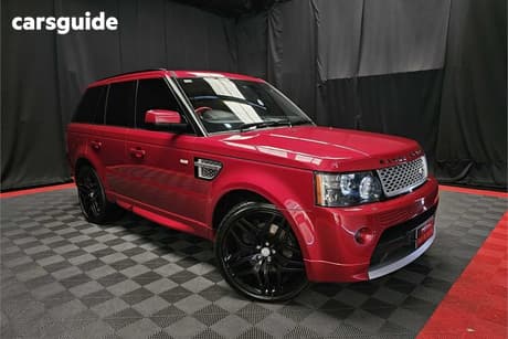 Red 2013 Land Rover Range Rover Sport Wagon 3.0 Sdv6 Autobiography
