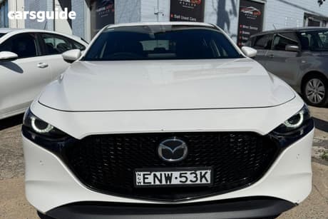 White 2021 Mazda 3 Hatchback G25 Astina
