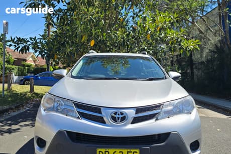 Silver 2013 Toyota RAV4 Wagon Gx (2Wd)