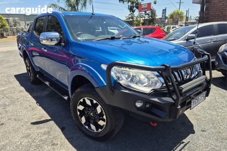 Blue 2016 Mitsubishi Triton Dual Cab Utility Exceed (4X4)