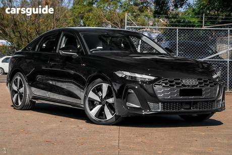 Black 2025 Audi A5 Hatch TFSI 150KW S LINE F