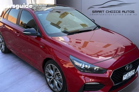Red 2019 Hyundai I30 Hatchback N Line Premium