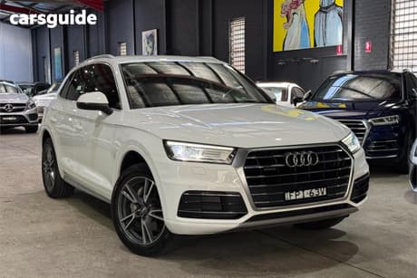 White 2019 Audi Q5 Wagon 45 Tfsi Quattro Sport