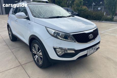 White 2015 Kia Sportage Wagon Platinum (Awd)