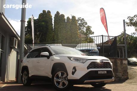 White 2021 Toyota RAV4 Wagon Gxl (2Wd) Hybrid