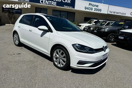 White 2017 Volkswagen Golf Hatchback 110 Tsi Highline