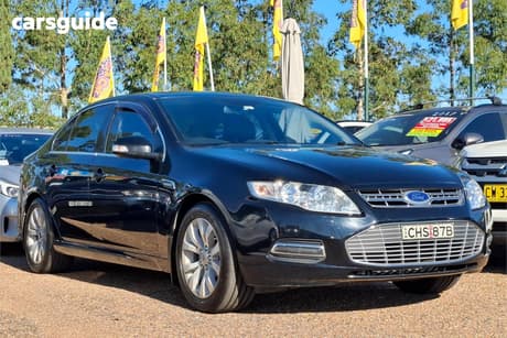 Black 2012 Ford Falcon Sedan G6E (Lpi)