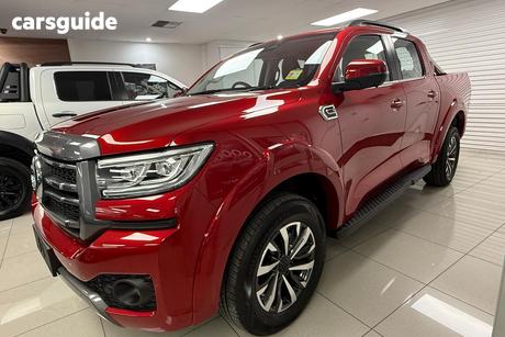 Red 2025 GWM Cannon Dual Cab Utility Lux (4X4)