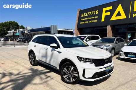 White 2022 Kia Sorento Wagon Sport+ 7 Seat