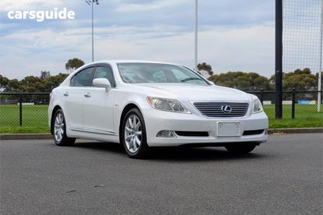 White 2006 Lexus LS430 Sedan