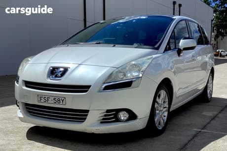 White 2015 Peugeot 5008 Wagon Active 1.6T