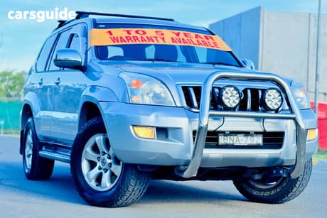 Silver 2008 Toyota Landcruiser Prado Wagon Gxl (4X4)