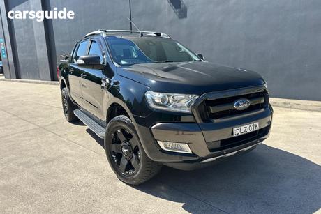 Black 2017 Ford Ranger Dual Cab Pick-up Wildtrak 3.2 (4X4)