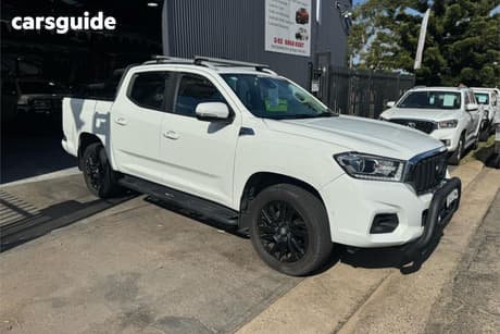 White 2020 LDV T60 Double Cab Utility Trailrider 2 (4X4) D20