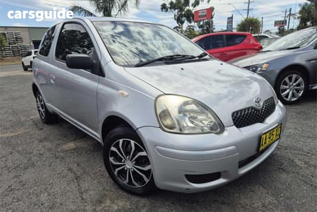 Silver 2004 Toyota Echo Hatchback