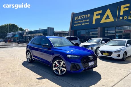 Blue 2021 Audi SQ5 Wagon 3.0 Tdi Quattro Mhev