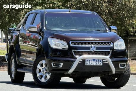 Black 2012 Holden Colorado Crew Cab Pickup Ltz (4X4)