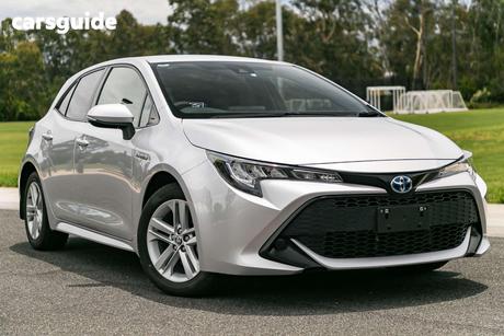 Silver 2022 Toyota Corolla Hatchback Ascent Sport Hybrid