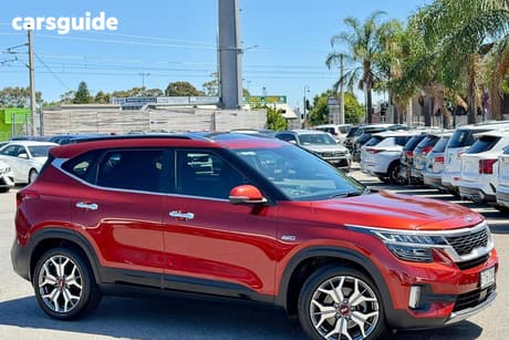 Orange 2019 Kia Seltos Wagon Gt Line (Awd)