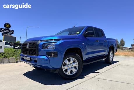 Blue 2024 Mitsubishi Triton Double Cab Pick Up Glx+ (4X4)
