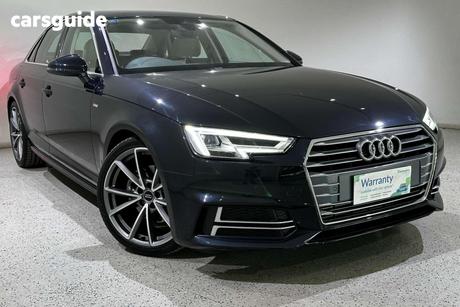 Blue 2018 Audi A4 Sedan 2.0 Tfsi S Tronic S Line