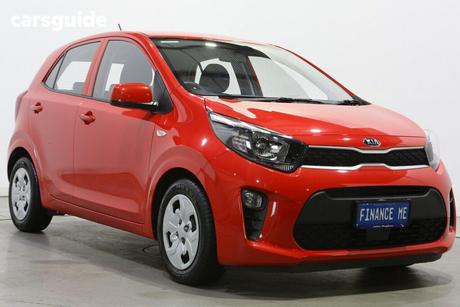 Red 2020 Kia Picanto Hatchback S